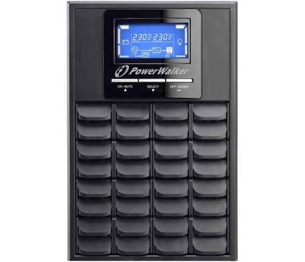 POWER WALKER UPS ON-LINE 1000VA 3X IEC OUT, USB/RS-232, LCD, TOWER VFI 1000C LCD - 545723 - zdjęcie 2